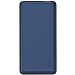 Recci Wired Power Bank, 10000 mAh, 2 USB Ports, Blue - RM-10000