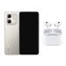 Infinix Hot 50i, 256GB, 8GB RAM, 4G, Dual SIM - Titanium Grey with Ridingtone AirPods Pro 2nd Gen Earbuds, Noise Cancellation - White