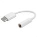 محول بموصل USB فئة C إلى 3.5 ملم، ابيض