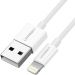 كابل يوجرين USB-A الى لايتنينج، 2.4 امبير، 2 متر - ابيض