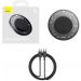 Baseus Simple 2 Wireless Qi Inductive Charger, 15 Watt, 1 USB-C Port, Black - CCJJ050001