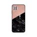Moreau Laurent Black  and Off White Marble Pattern Printed Back Cover for Huawei Nova 7i