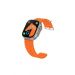 Itel Smartwatch 2 Ultra - Silver Case, Orange Strap