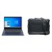 Lenovo IdeaPad 3 15IGL05 Laptop, Intel Celeron N4020, 15.6 Inch, 1TB HDD, 4GB RAM, Intel UHD Graphics, Dos - Abyss Blue with L'avvento Laptop Shoulder Bag, 15.6 Inch, Black - BG36B