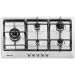 Turboline Gas Built-in Hob, 90cm, 5 Burners, Silver - TL90GVF5LBX