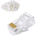 CAT6 Modular RJ45 Connectors, - 100-Pack