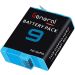 General Rechargeable Lithium-Ion Battery For GoPro Hero 9 Camera, 1720mAh, Black - AHDBT-901