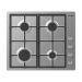 Hoover  Gas Built-in Hob, 60cm, 4 Burner, Stainless Steel- HHG6LSXEGY