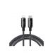 Yesido USB-C to Lightning Charging Cable, 120 cm, Black - CA157