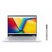 Asus VivoBook S14 Flip TN3402YA-LZ555W Laptop, AMD Ryzen 5 7430U, 512GB M.2 NVMe PCIe 3.0 SSD, 8GB RAM, 14 Inch, WUXGA, 60Hz, AMD Radeon Graphics, Windows 11 - Cool Silver with ASUS Pen SA200H-MPP1.51