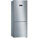 Bosch Freestanding Refrigerator, No Frost, 385 Litres, Silver - KGN46XL3E8