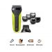 Braun Series 3 Electric Shaver, Black/Volt Green- 300BT 