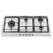 Nardi Built-In Gas Hob, 5 Burners, Silver - VG95 EAVX