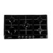 Unionaire Modern Built-in Hob, 90cm, 5 Burners, Black- BH5090B8SMD
