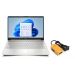 HP 15s-fq5042ne 6L8K2EA Laptop, Intel Core i7-1255U, 512GB SSD, 16GB RAM, 15.6 Inch FHD Display, Intel Iris Xe Graphics, Windows 11 - Natural Silver, with iLock Power Strip, 3 Outlets-2500 Watt