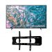 شاشة تلفزيون سامسونج 65 بوصة سمارت LED، بدقة 4K UHD بريسيفر داخلى -  UA65DUE800UXEG مع حامل حائط فالكون