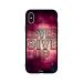 جراب ظهر بطبعة عبارة Never Give Up لابل ايفون XS ماكس
