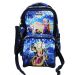 Gharibo Bags School Backpack With Lunch Bag and Pencil Case for Girls, Rapunzel Pattern - Blue and Black