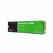 هارد SSD داخلي ويسترن ديجيتال دبليو دي جرين SN350، سعة 250 جيجا، واجهة M.2، اخضر - WDS250G2G0C