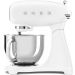 Smeg Stand Mixer With Attachments, 4.8 liters, ‎800 watts, White - SMF03WHEU