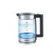 Jamaky Glass Electric Kettle, 1.8 Liter, 1500  Watt, Silver - JMK9500
