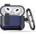 leQuiven Compatible with Airpods 3rd Generation Case 2021, Shockproof Protective Case Cover for Airpods 3 Charging Case with Keychain, Full-Body Rugged Hard Shell for Air pods 3, Not Include AirPods