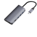 USB Type C 8 in 1 Hub - Grey