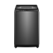غسالة ملابس هاير، تحميل علوي، 10 كجم، فضي غامق - HWM100-316S6