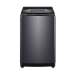 غسالة ملابس هاير، 10 كجم، تحميل علوي، فضي غامق - HWM100-316S8