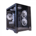 Technozone ARGB Gaming Tower Case, Black - C-350