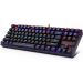 REDRAGON K552 KUMARA Gaming Mechanical Keyboard - Red Switch Rainbow LED Lighting English & Arabic Keys (Black)