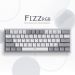 Redragon Fizz Wired Gaming Keyboard, White and Grey - K617