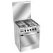 بوتجاز غاز يونيون اير، 4 شعلة، ستانلس ستيل - CF6060SS-AC-447-IF-S-D