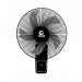 Hawaii Wall Fan with Remote Control, 18-Inch - Black