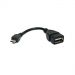 كابل USB توبي، 10 سم، اسود - CV067