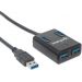 موزع USB 3.0 مانهاتن سوبر سبيد، 4 منافذ- 162296