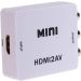 محول فيديو ميني HDMI إلى AV - ابيض