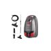 Sokany 4 In 1 Bagged Canister Vacuum Cleaner,4000 Watt, Grey and Red - SK-13054