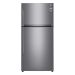 LG Digital No Frost Refrigerator with Inverter Motor, 592 Liters, Silver - GR-H822HLHM