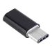 Keendex Kx2291 Male Type-C USB 3.1 to Micro Female Socket Converter Cable - Black-result.feed.gl_electronics-size