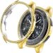 Dl3 Mobilak Bumper Diamond Case Compatible with Samsung Galaxy Watch 46mm, Gear S3 Frontier Case (NOT fit for -R770), Bling Crystal Diamonds PC Plastic Protector Case Cover Frame (Gold)