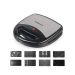 Sokany Sandwich Maker, 8 Plates, 800 Watt, Black - SK-BBQ-140
