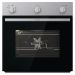 Gorenje Built-in Single Gas Oven with Grill, 60 Cm, 88 Liters, Black and Silver - BOG6622E00X