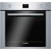 Bosch Built-in Gas Oven With Grill, 60 cm, 60 Liter, Overheating Protection, Black and Silver - HGL21F350