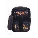 Gharibo Bags School Backpack With Pencil Case For Boys, Eagle Pattern - Dark Navy