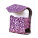 Leather Case for Apple AirPods- Glitter Purple