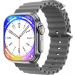 X8 Ultra Smart Watch, 2.08 Inch - Grey