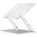Adjustable Aluminum Laptop Stand, 17 Inch  - Silver
