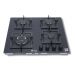 Purity Gas Built-in Hob, 60cm, 4 Burners, Black - HPT606G