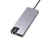 USB Type C 8 in 1 Hub - Grey